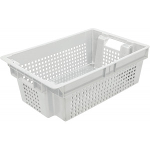 Ящик пластиковый 600x400x200 мм Арт. 102-1 сплошное дно